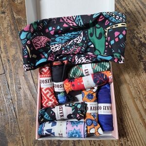 Assorted Multicolor Women's Headbands - Fashion Scarf Set